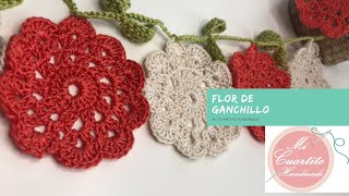 🌼🌸Cómo hacer FLORES de GANCHILLO Paso a paso  CROCHET FÁCIL en ESPAÑOL🧶 [upl. by Yun]