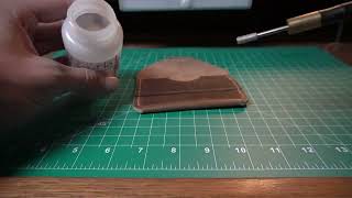 Handcrafted leather wallet asmr leathercraft handmade [upl. by Oisor]