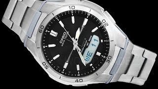 Casio WVAM640TD1AER видео обзор и настройка [upl. by Lekcar285]