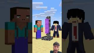 Stone broke by hand minecraft minecraftanimation shorts trending [upl. by Heyer15]