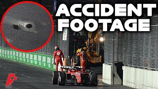 Unseen Footage of Carlos Sainz’s accident [upl. by Bridgette]