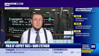 BFM Crypto Pas dquoteffet secquot sur lEther [upl. by Yrag]