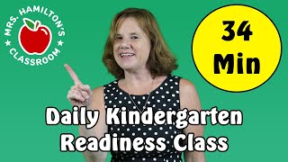 PreschoolKindergarten Prep and Daily Class  Episode 3  Learn and Move with Mrs Hamilton [upl. by Enytnoel]