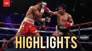 Manny Pacquiao vs Jessie Vargas Highlights [upl. by Manella]