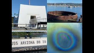 Visiting the USS Arizona memorial Pearl Harbor in Hawaii 🌺 🪦 [upl. by Ralfston93]