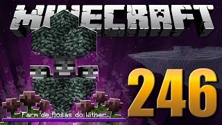 Farm de Rosas do Wither  Minecraft Em busca da casa automática 246 [upl. by Asilahs]