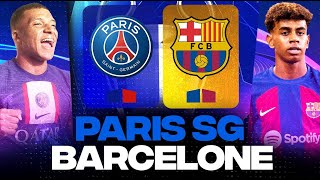 🔴 PSG  BARCELONE  🔥 Enorme choc au Parc   14 CHAMPIONS LEAGUE  LIVEDIRECT [upl. by Yeliac]