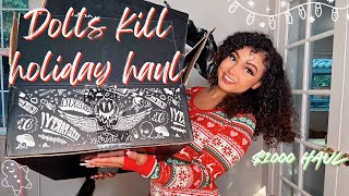 MASSIVE 1000 DOLLS KILL HOLIDAY HAUL🎄 [upl. by Llejk]