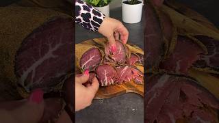 Homemade Basturma Air Cured Beef طريقه عمل البسطرمة البيتى بكل سهولهcured basturma بسطرمة [upl. by Rogers]