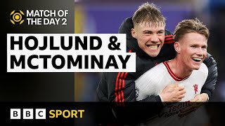 How Hojlund amp McTominay are stepping up for Man Utd  MOTD2  BBC Sport [upl. by Atiseret]