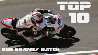 BSB TOP 10 Rapid Honda  Franco Bourne on form at Brands Hatch GP Crash and Engine blow up aside [upl. by Secilu]