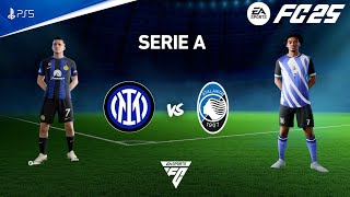 FC 25  Inter Milan vs Atalanta  Serie A 2425 Full Match  PS5™ 4K60 [upl. by Sancha]