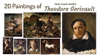 20 Paintings of Artist quotTheodore Gericaultquot 1791  1824 [upl. by Drais]