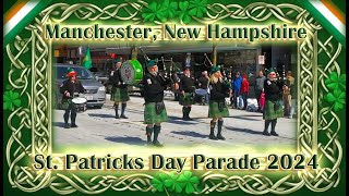 St Patricks Parade 2024  Manchester New Hampshire [upl. by Rodgers725]