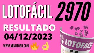 🍀 Resultado Lotofácil 2970 [upl. by Abixah]