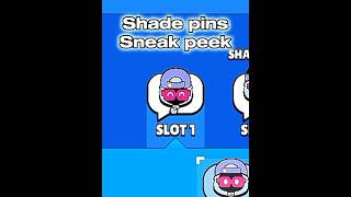 Shade Pins Sneak Peek 👻 SneekPeek Brawlstars [upl. by Venus713]