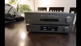 CAMBRIDGE AUDIO CXN V2 NETWORK PLAYER  CXA81 STEREO AMPLIFIER UNBOXING [upl. by Einafit]