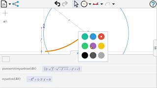 Parabola as locus of center of circle through the focus and tangential to the directrix [upl. by Neona522]