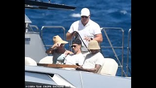 Victoria Beckham suns herself on a yacht with David enjoying trip for a silver wedding anniversary [upl. by Yrreb184]