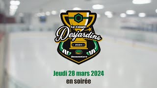 Coupe Desjardins à Bonaventure Jeudi 28 mars 2024 PM [upl. by Adnoved]