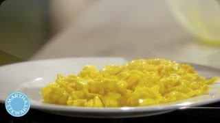 Fluffy Scrambled Eggs  Martha Stewart [upl. by Aloin]