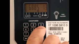 How to do a keychange on a prepaid meter [upl. by Aidaas]