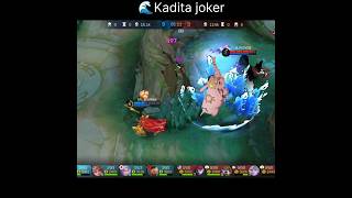 Kadita vs Assassin killer Kaditamobilelegends sorts short gameplay [upl. by Nomihs]