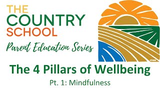 Four Pillars of Wellbeing pt 1 Mindfulness — TCS Parent Education Series [upl. by Estele]