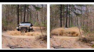 Peters Mill Run Jeep Badge of Honor Trail Rubicon adventure off roading George Washington Forrest Va [upl. by Goldsmith412]