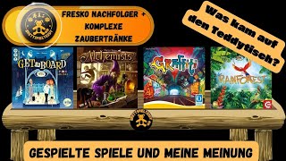 Was kam auf den Teddytisch  Rainforest Alchemisten Graffiti Get on Board Paris Brettspiel Teddy [upl. by Kai]