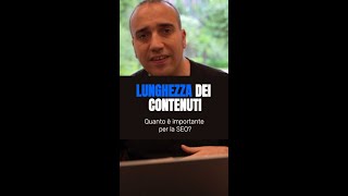 Quanto è importante la lunghezza dei contenuti per la SEO [upl. by Ayahs642]