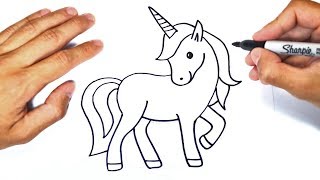 How to draw a Unicorn Step by Step  Unicorn Drawing Lesson [upl. by Efi]