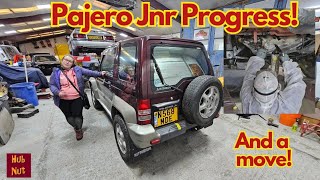 Mitsubishi Pajero Junior progress and a move Rustproofing [upl. by Sandeep40]