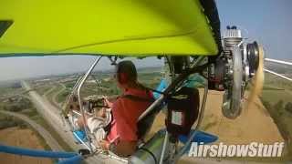 RideAlong in an Aerolite 103 Ultralight  EAA AirVenture 2014 [upl. by Eatnohs]