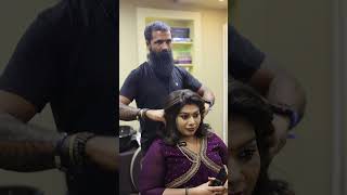 haircut haircolour Manis family salon amp makeover studio Trivandrum More details Contact 7994789500 [upl. by Trillbee]