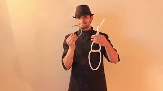 تعلم العاب الخفة  مراجعة 4  magic trick revealed  rope and ring [upl. by Aicina]