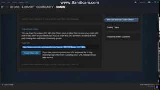 Finding Your Steam Trade URL [upl. by Ahsirk635]