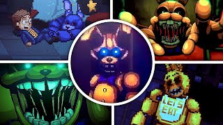 FNAF Into the Pit  Official Trailer amp ALL Leaked Game Screenshots Showcase [upl. by Adnamar168]