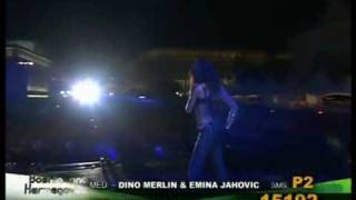 Dino Merlin feat Emina Jahovic  Med  Live Balkanik Music Awards 2010 [upl. by Aneres269]