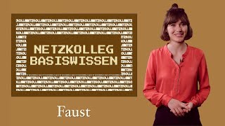 Netzkolleg Basiswissen – Faust Grundlagen der Literaturwissenschaft [upl. by Niraj]