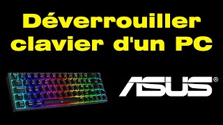 Comment déverrouiller le clavier dun ordinateur portable Asus [upl. by Ambrosane]