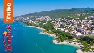 Crikvenica  der beliebte Badeort in der Kvarner Bucht Kroatien [upl. by Ursi680]