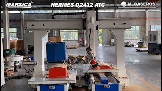 Centro de Trabajo CNC MARZICA HERMES Q2412 ATC [upl. by Cavill]