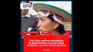 Lidia Patty confirma subsanación de observaciones [upl. by Hittel933]