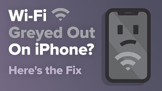 WiFi Greyed Out On iPhone Heres The Fix [upl. by Ecidna]