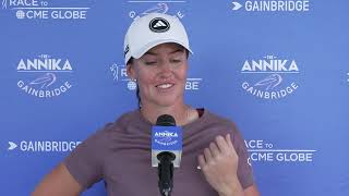 Linn Grant Sunday Flash Interview 2024 The ANNIKA driven by Gainbridge at Pelican © PGA Tour [upl. by Aliuqat]