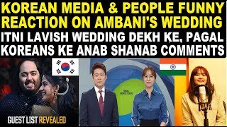 South Korean Media amp People Became Crazy After Knowing about Anant Ambanis Pre Wedding Ceremony [upl. by Jacquet428]