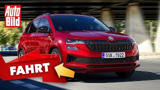 Skoda Karoq Facelift 2022  Erste Fahrt im frischen Karoq  mit Moritz Doka [upl. by Ramedlaw912]