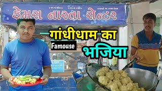 Famouse Bhajiya wala Gandhidham Streetfood Corner Indian Nasta SQ Blogger [upl. by Kalin]