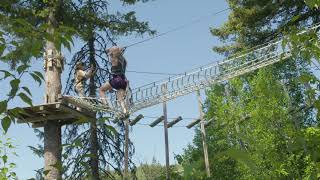 Whitefish Mountain Resort Aerial Adventure Park [upl. by Cornie187]